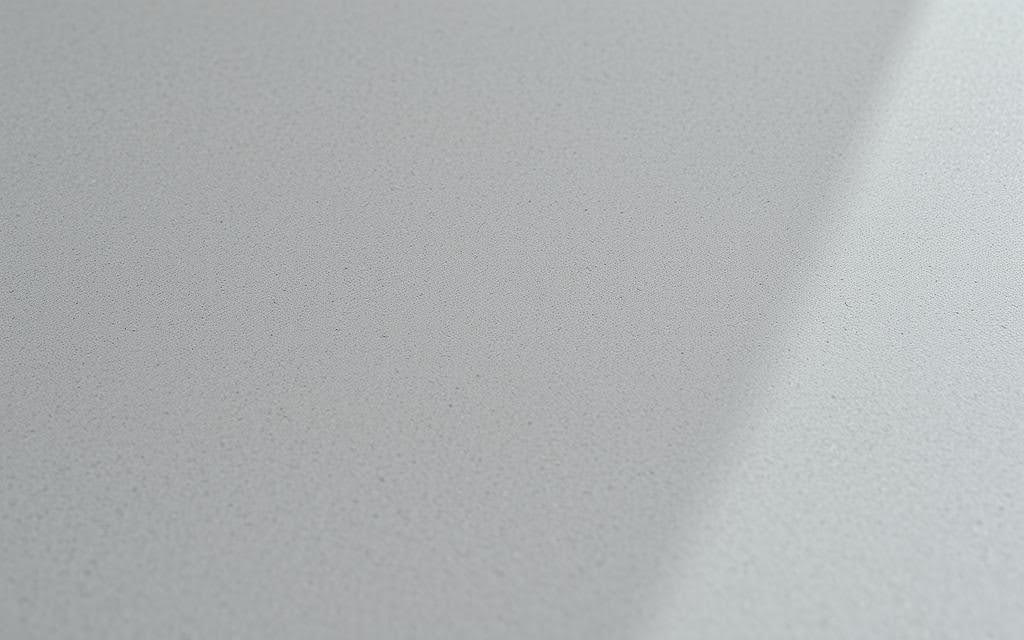 What is microtopping - seamless gray concrete floor showing smooth polymer-modified cement coating texture