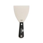 Rounded Mirror-Finish Putty Knife – Premium INOX Stainless Steel 100 mm