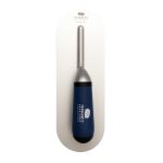 Rounded Edge INOX Trowel – Long Shank Rigid Blade for Seamless Monolith & Pool Finishes